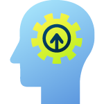 an icon showing brain development