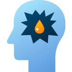 an icon showing a head thinking about alcohol
