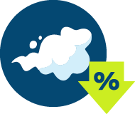 an icon showing a decline in vaping